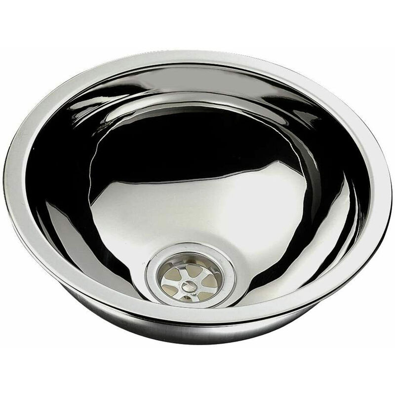 Ambassador Half-Sphere Sink, Brushed, 10-1/2" dia. image number 1